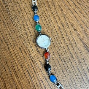 Vintage Scarab Gemstone Women's Watch